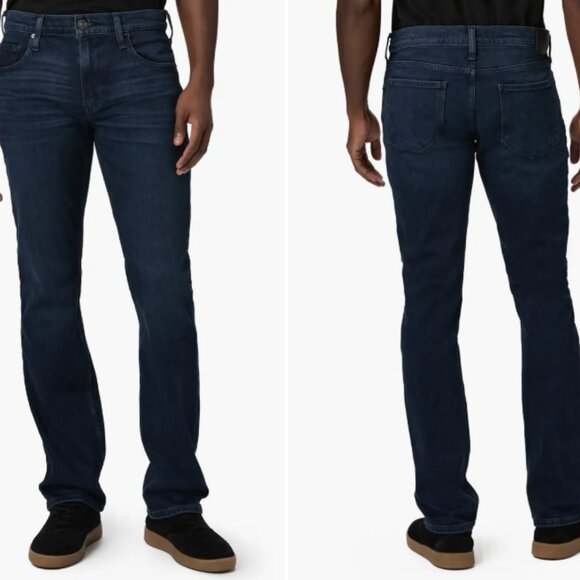 Paige Jeans Normandie Straight Men's 36x29 Dark Wash Denim Stretch Comfort